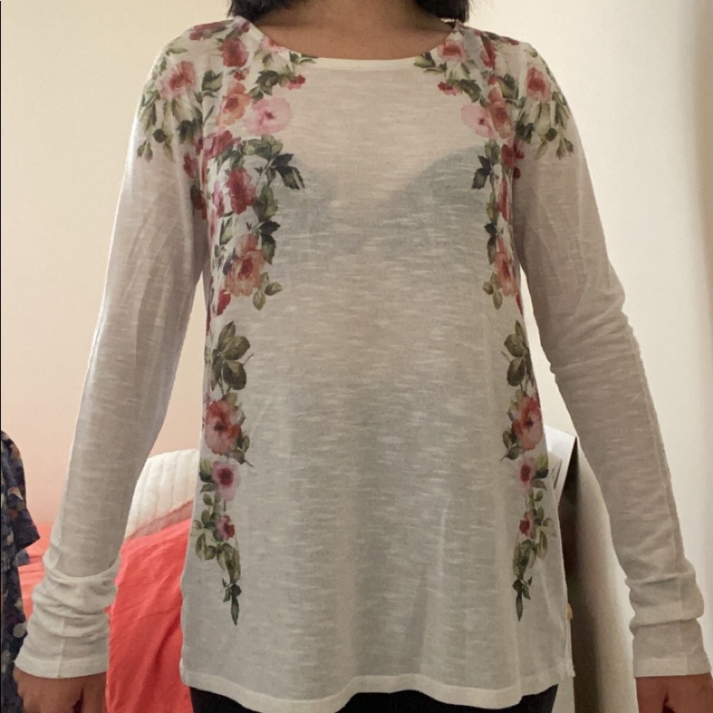 Long sleeve floral shirt from Forever 21